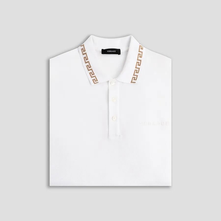  Áo Nam Versace Polo 'White' 