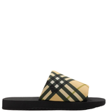  Dép Nam Burberry Check Trek Slides 'Grain' 