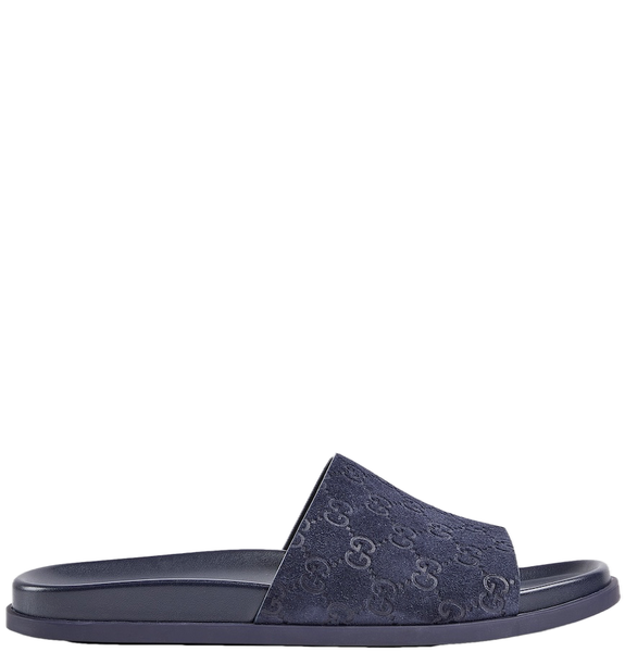  Dép Nam Gucci Slide Sandal 'Blue' 