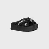  Dép Nữ Celine Block Slide 'Black' 
