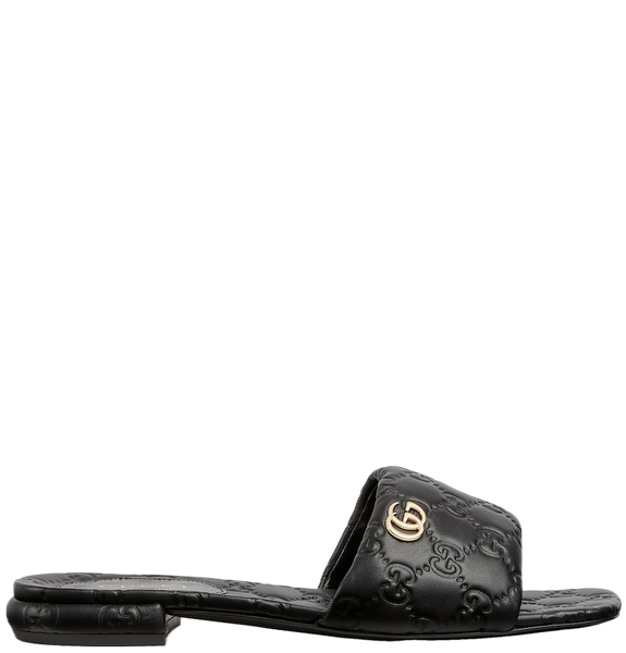  Dép Nữ Gucci Slide Sandal 'Black' 