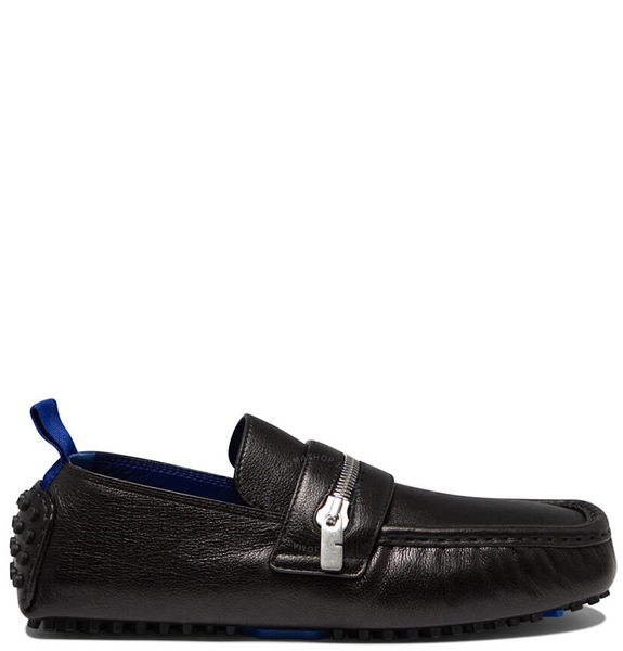  Giày Nam Burberry Loafer Zip Detail 'Black' 