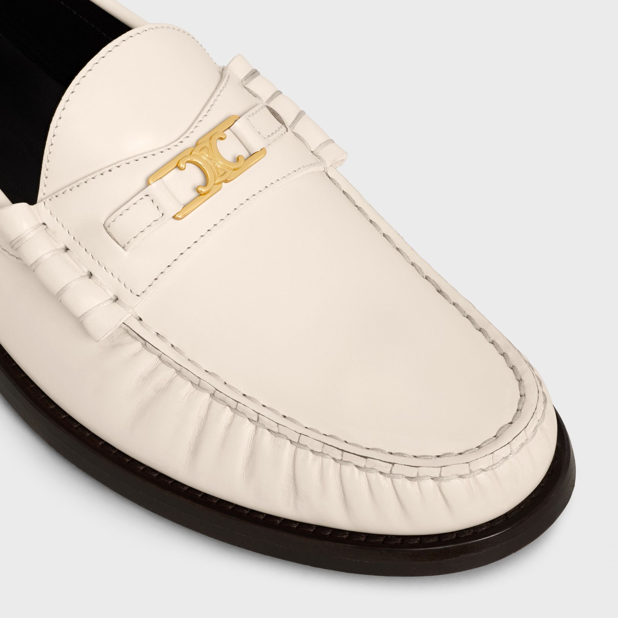  Giày Nữ Celine Luco Loafer 'Milk' 