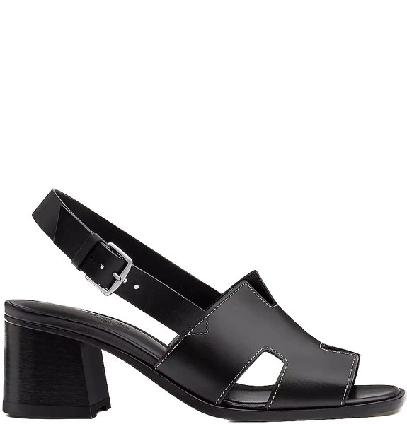  Giày Nữ Hermes Elbe 60 Sandal 'Noir' 