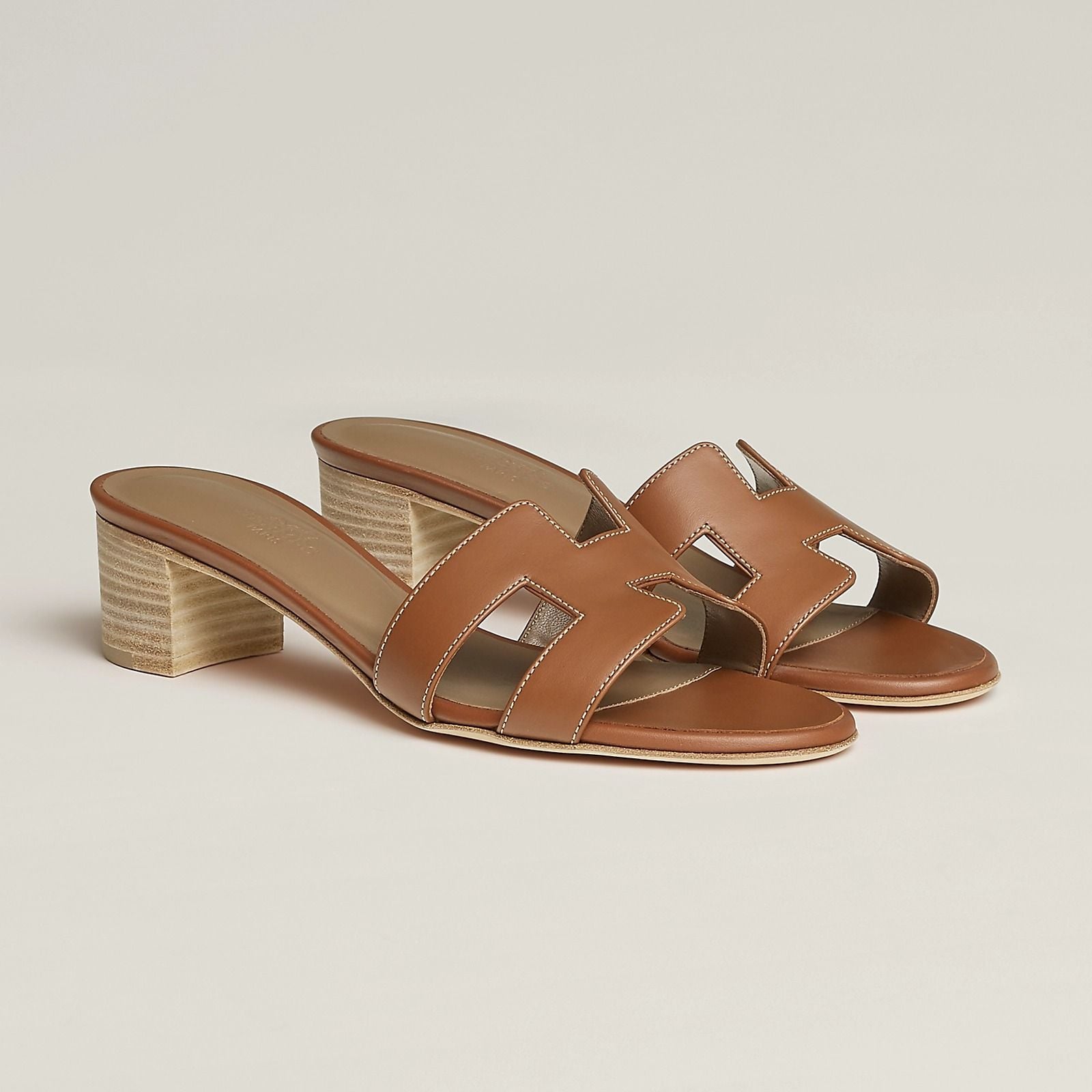 Giày Nữ Hermes Oasis Sandal 'Gold' 
