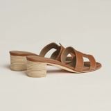  Giày Nữ Hermes Oasis Sandal 'Gold' 