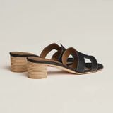  Giày Nữ Hermes Oasis Sandal 'Noir' 