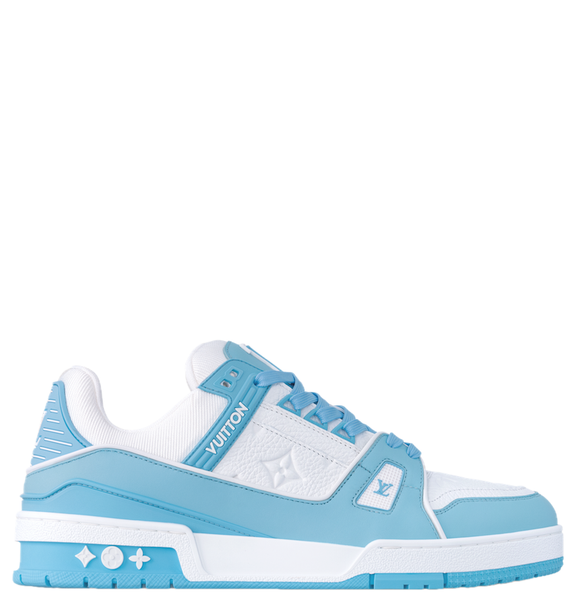  Giày Nữ Louis Vuitton LV Trainers 'Sky Blue' 