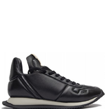  Giày Rick Owens LNW Leather Shoes 'Black' 