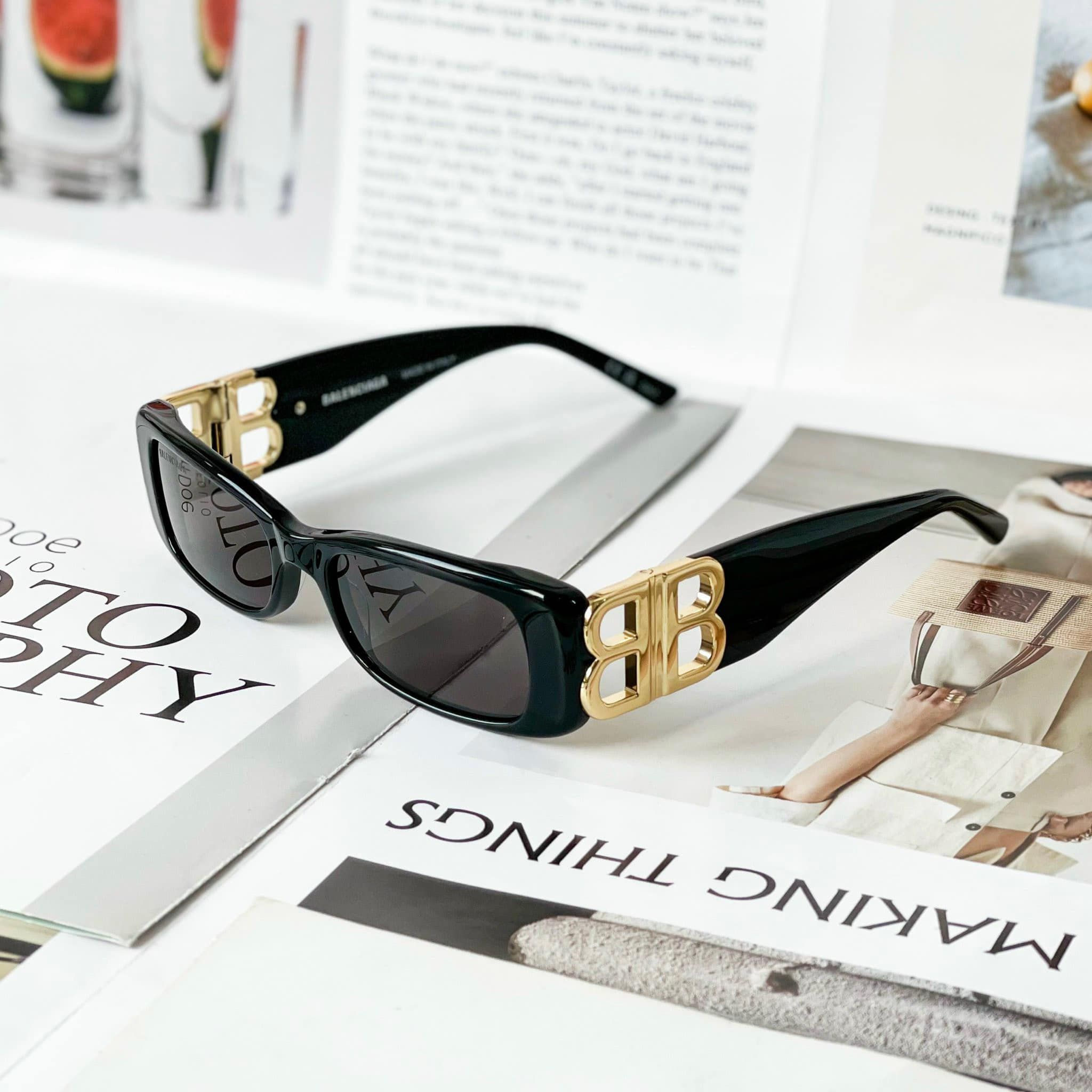  Kính Nữ Balenciaga Sunglasses 'Black' 