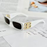  Kính Nữ Balenciaga Sunglasses 'White' 