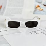  Kính Nữ Balenciaga Sunglasses 'White' 