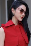  Kính Nữ Prada Sunglasses 'Rose Gold' 