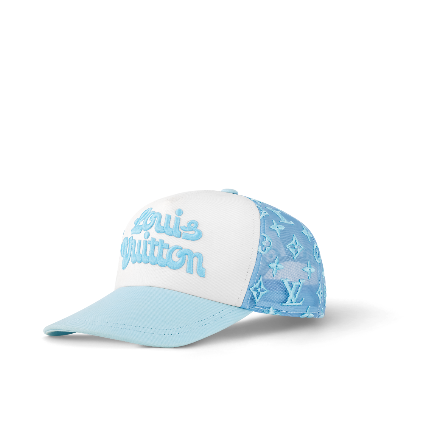  Mũ Louis Vuitton Mesh Signature Cap 'Blue' 