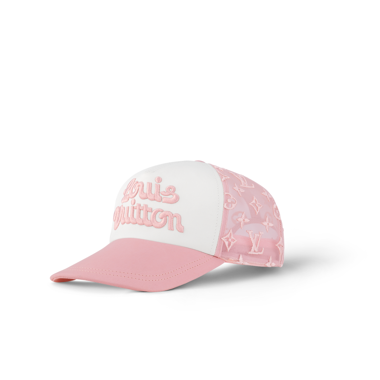  Mũ Louis Vuitton Mesh Signature Cap 'Pink' 
