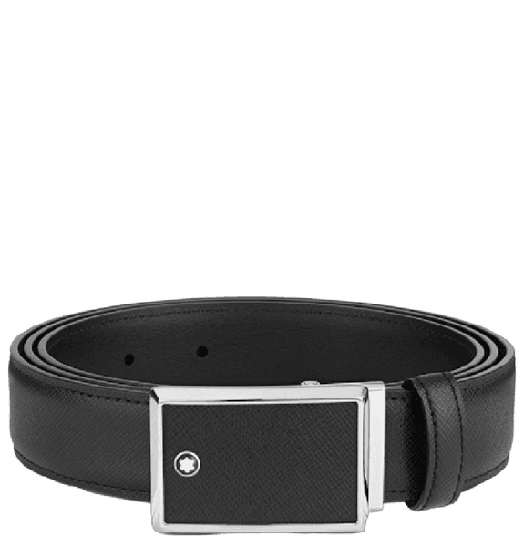  Thắt Lưng Nam MontBlanc Leather Belt 'Black' 