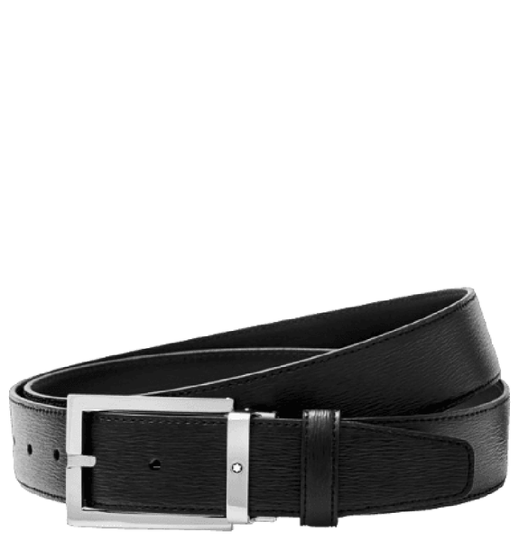  Thắt Lưng Nam MontBlanc Leather Belt 'Black' 