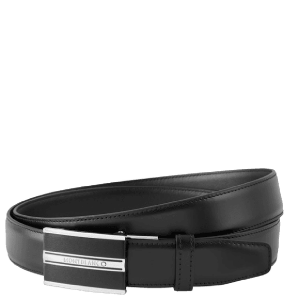  Thắt Lưng Nam MontBlanc Leather Belt 'Black' 