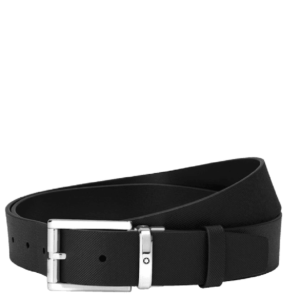  Thắt Lưng Nam MontBlanc Leather Belt 'Black' 