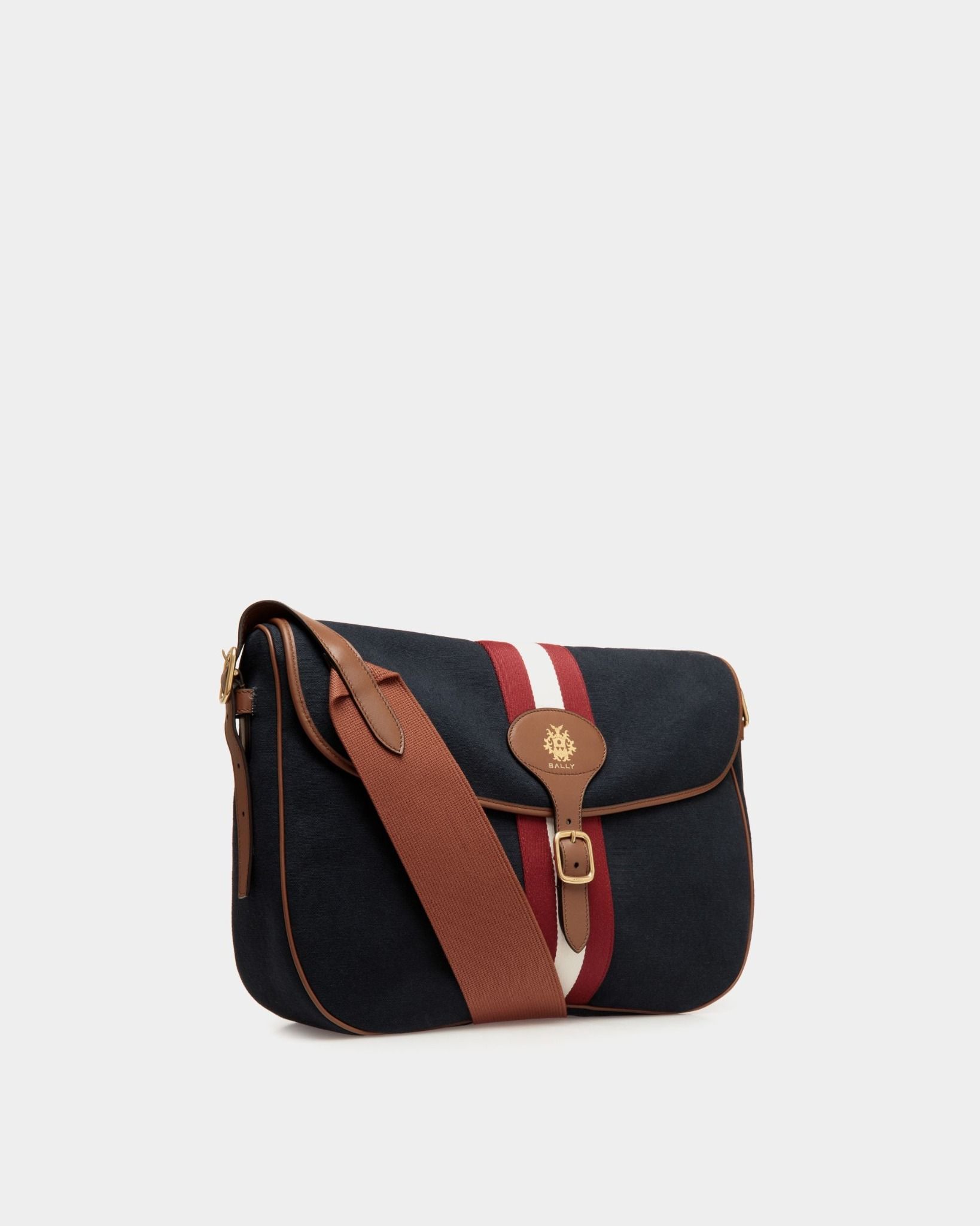  Túi Bally Beckett Crossbody Bag In 'Navy' 