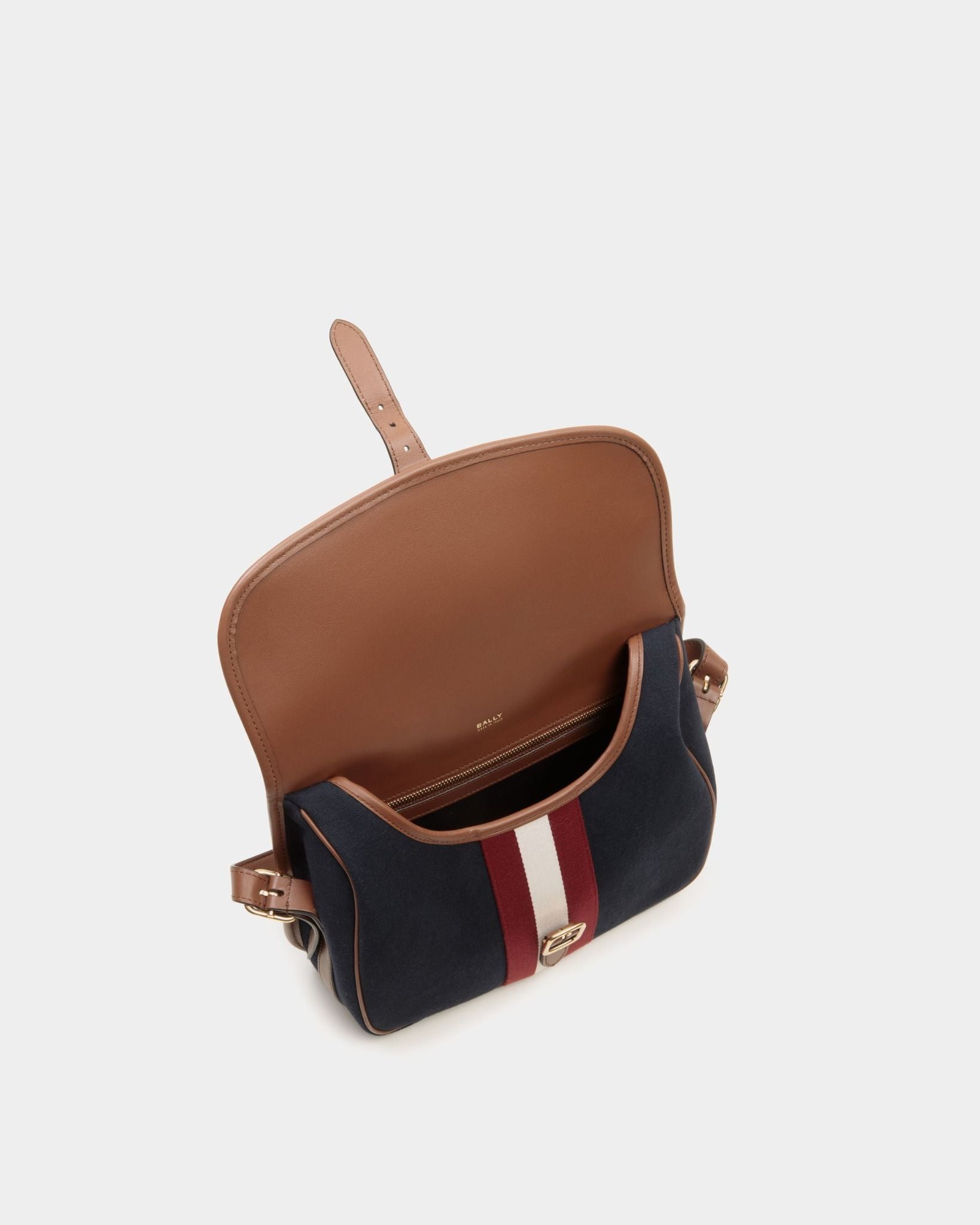  Túi Bally Beckett Crossbody Bag In 'Navy' 