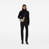  Túi Nữ Burberry Snip Chain Clutch 'Sand' 