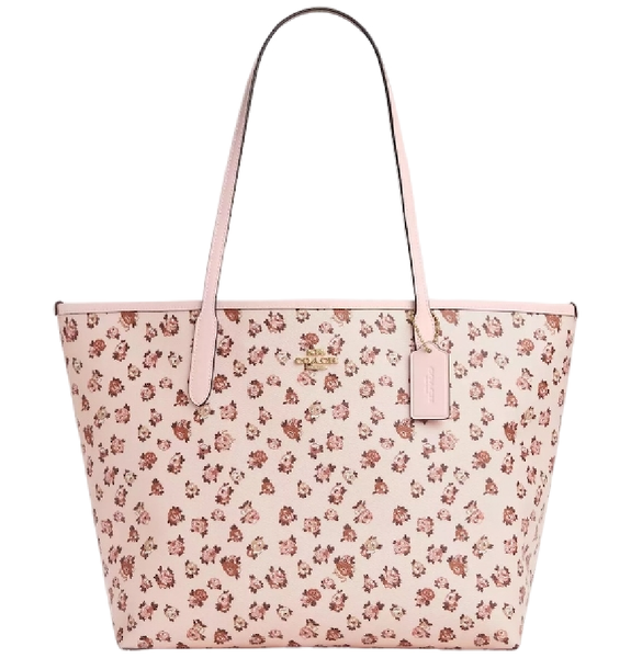  Túi Nữ Coach City Tote Bag 'Rose Print' 