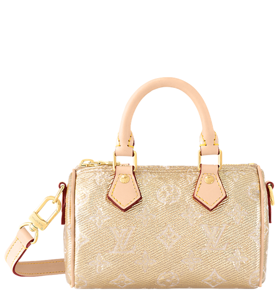  Túi Nữ Louis Vuitton Nano Speedy Bag 'Beige' 