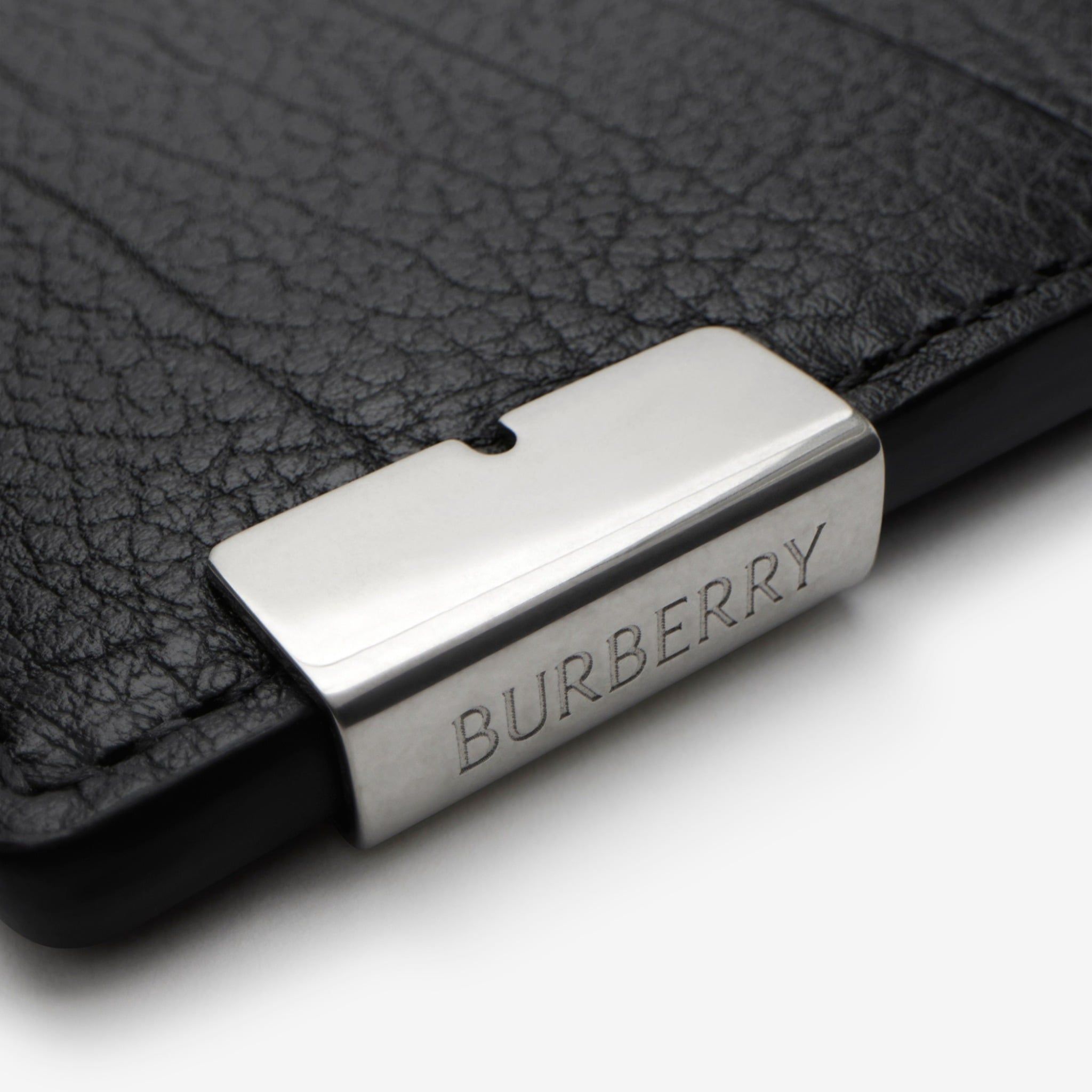  Ví Burberry Tall B Cut Card Case 'Black' 
