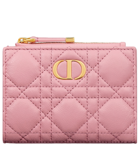  Ví Nữ Dior Caro Dahlia Wallet 'Pink' 