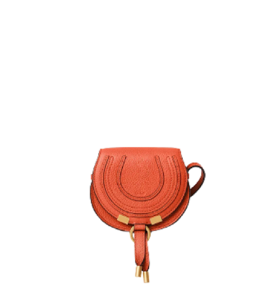  Túi Chloe Nữ Marcie Nano Saddle Bag 'Orange' 