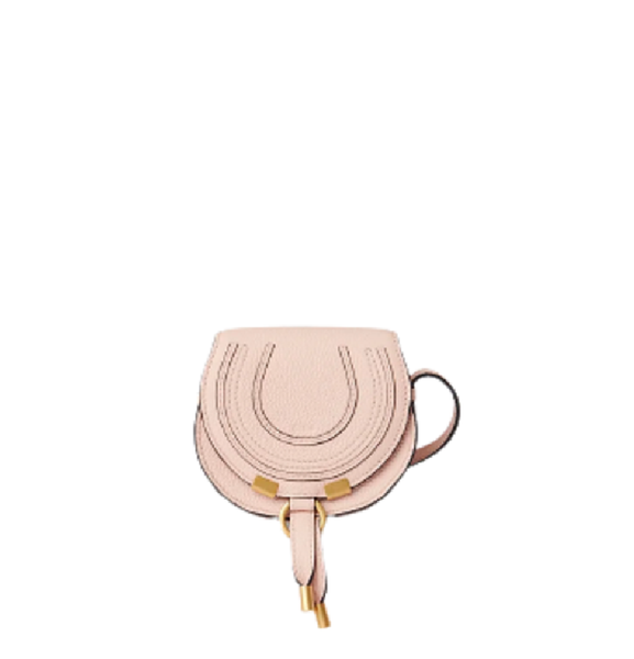  Túi Chloe Nữ Marcie Nano Saddle Bag 'Pink' 