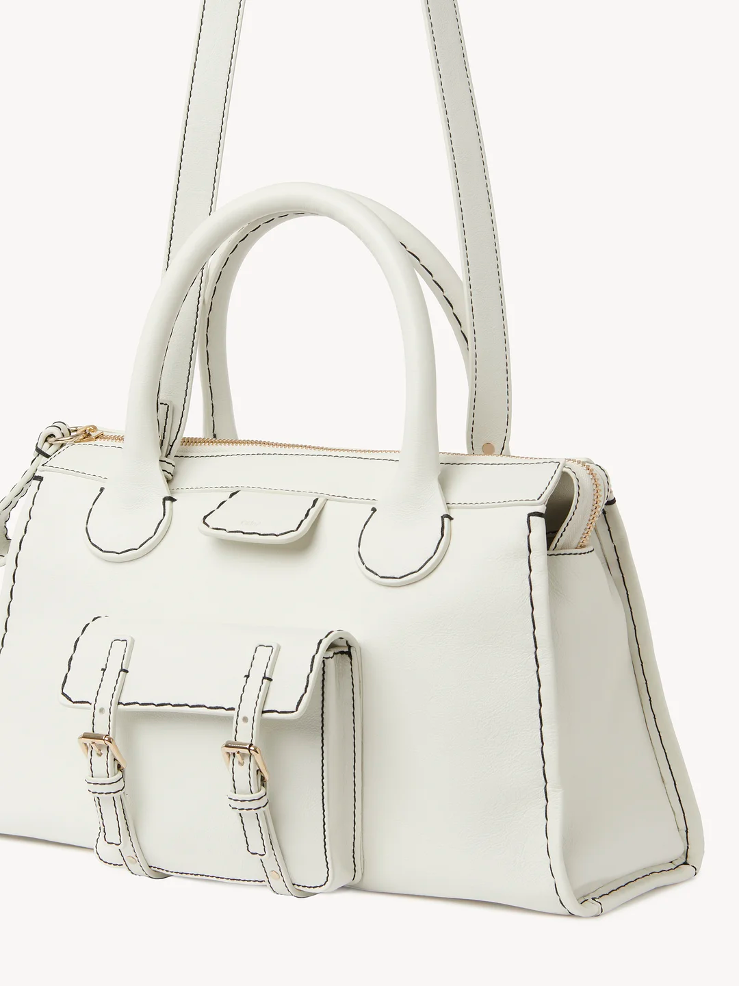  Túi Chloe Nữ Medium Edith Day Bag 'White' 