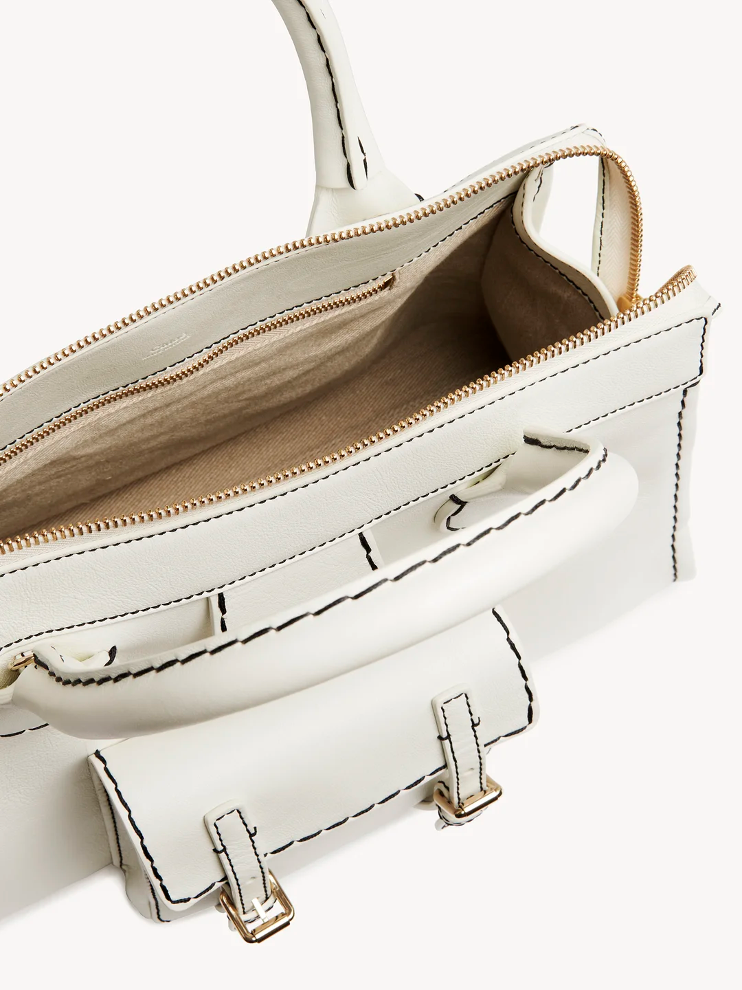  Túi Chloe Nữ Medium Edith Day Bag 'White' 