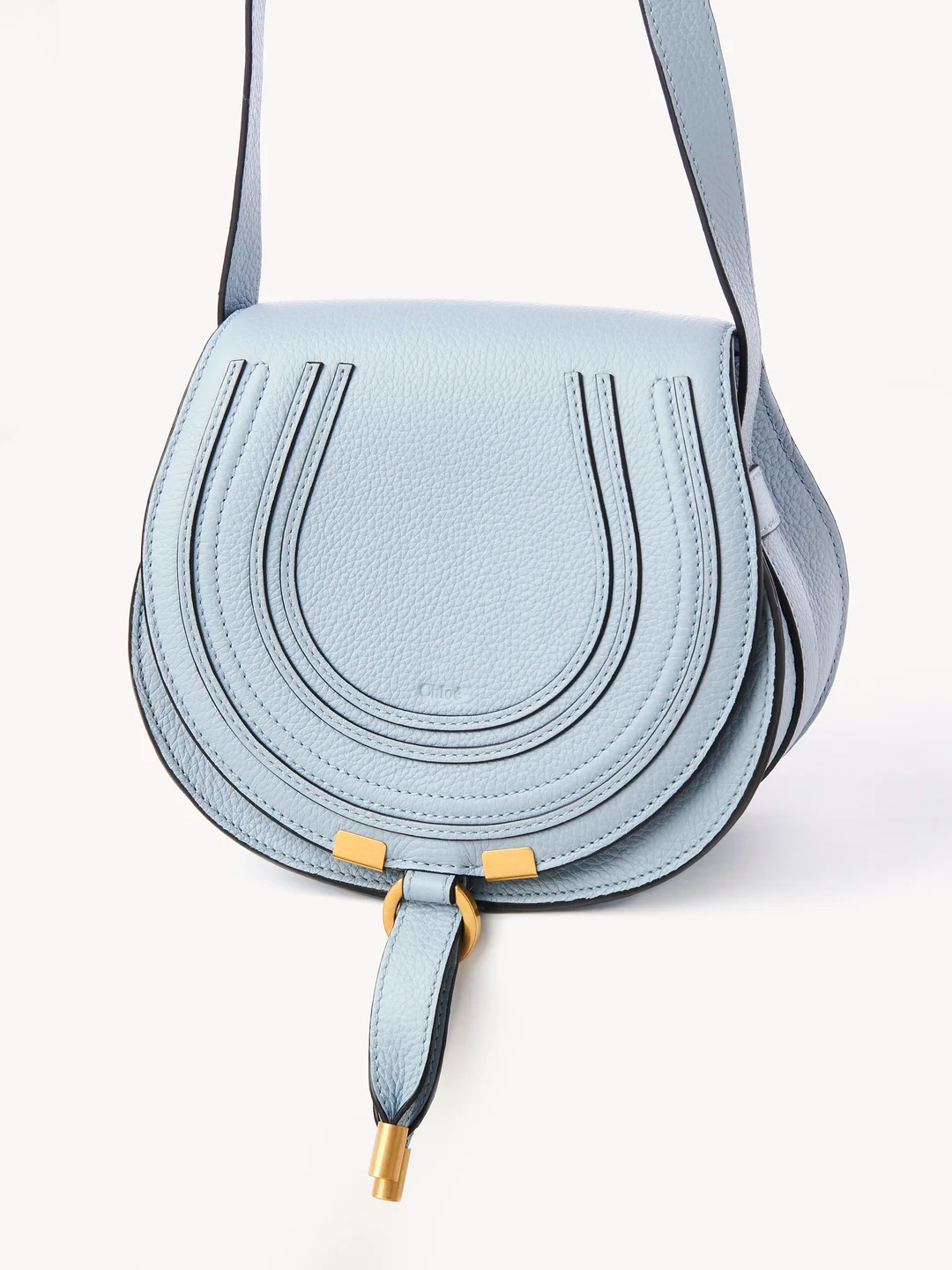  Túi Chloe Nữ Marcie Small Saddle Bag 'Blue' 