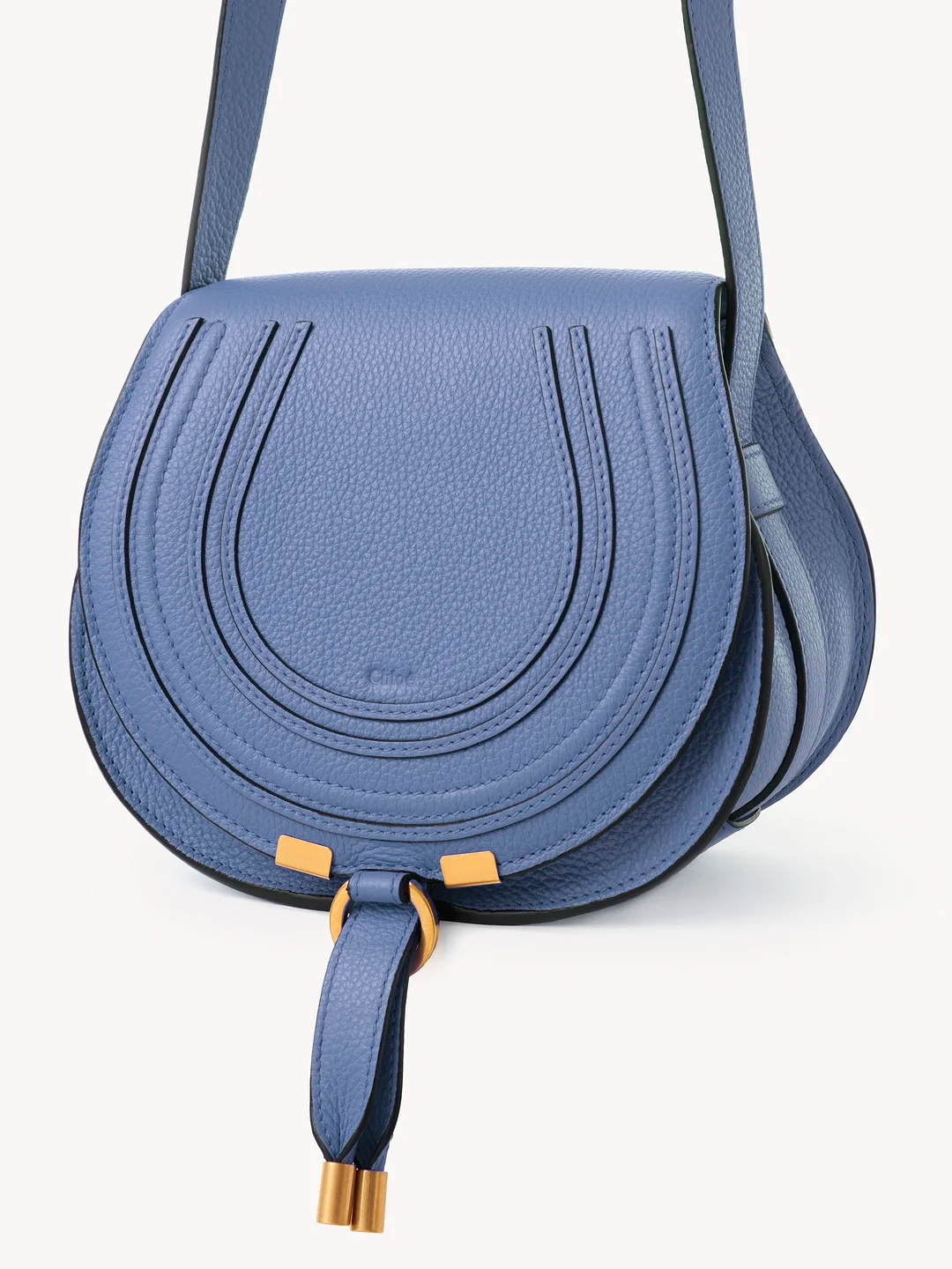  Túi Chloe Nữ Marcie Small Saddle Bag 'Navy' 