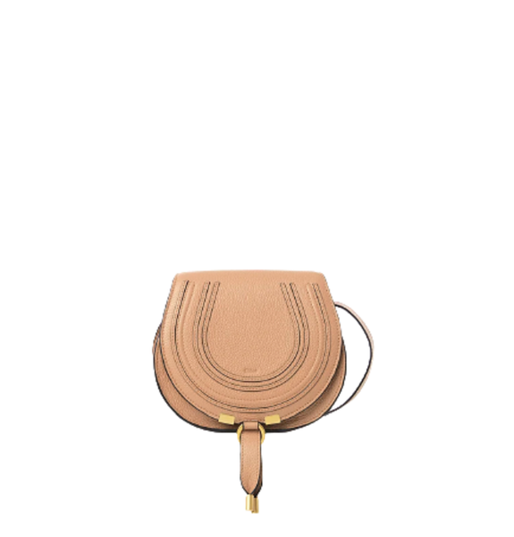  Túi Chloe Nữ Marcie Small Saddle Bag 'Light Tan' 