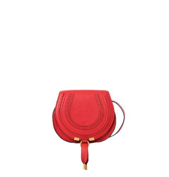  Túi Chloe Nữ Marcie Small Saddle Bag 'Red' 