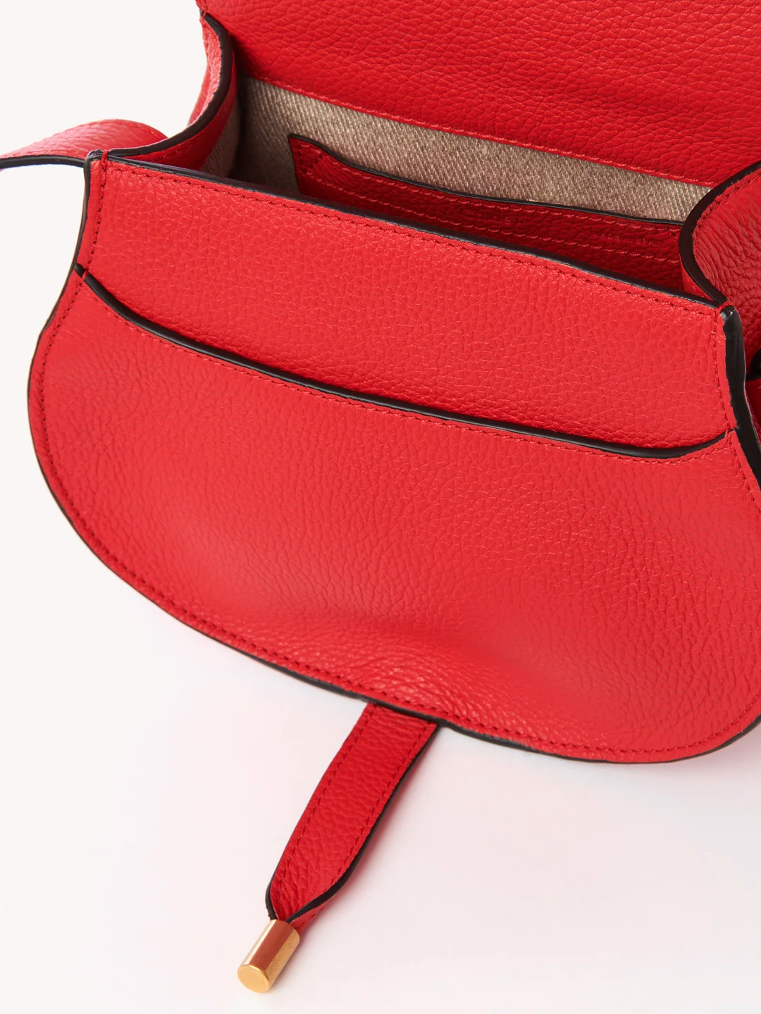  Túi Chloe Nữ Marcie Small Saddle Bag 'Red' 