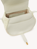  Túi Chloe Nữ Marcie Small Saddle 'White' 
