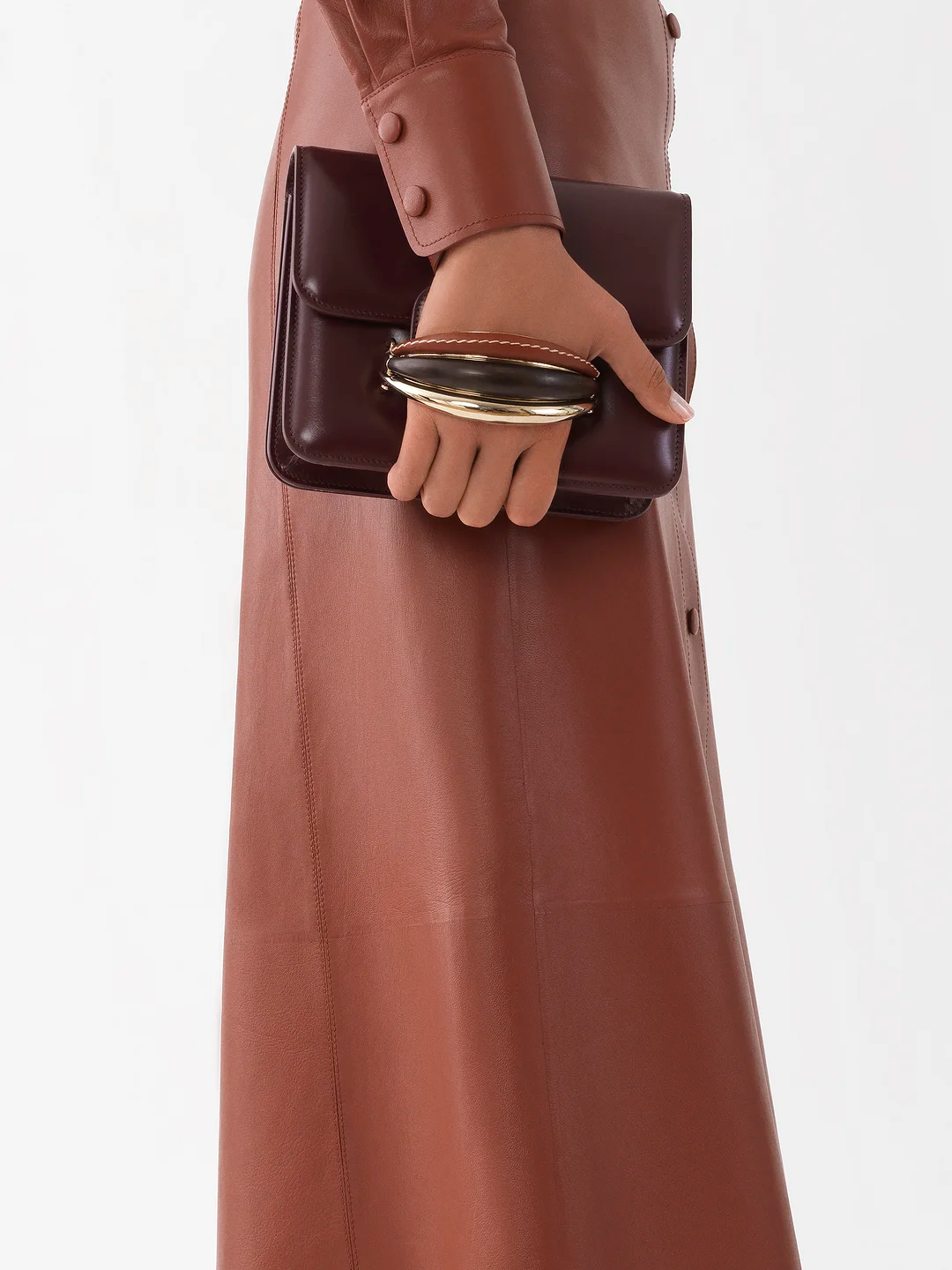  Túi Chloe Nữ Kattie Cross Body Bag 'Burgundy' 