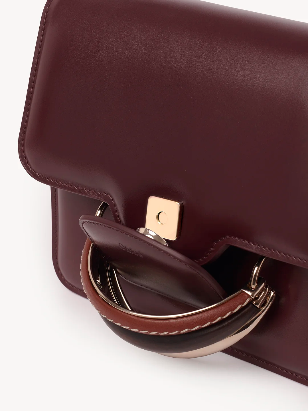  Túi Chloe Nữ Kattie Cross Body Bag 'Burgundy' 