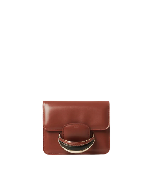  Túi Chloe Nữ Kattie Cross Body Bag 'Sepia Brown' 