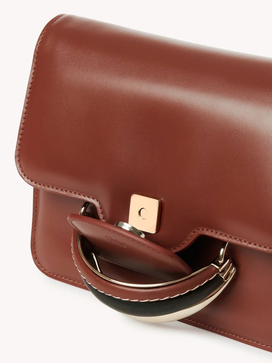  Túi Chloe Nữ Kattie Cross Body Bag 'Sepia Brown' 