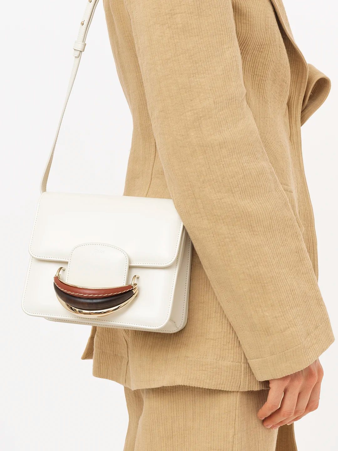  Túi Chloe Nữ Kattie Cross Body Bag 'White' 