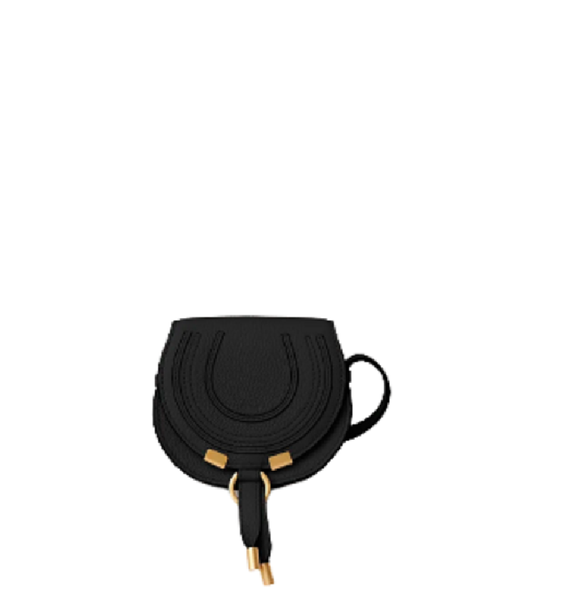  Túi Chloe Nữ Marcie Nano Saddle Bag 'Black' 