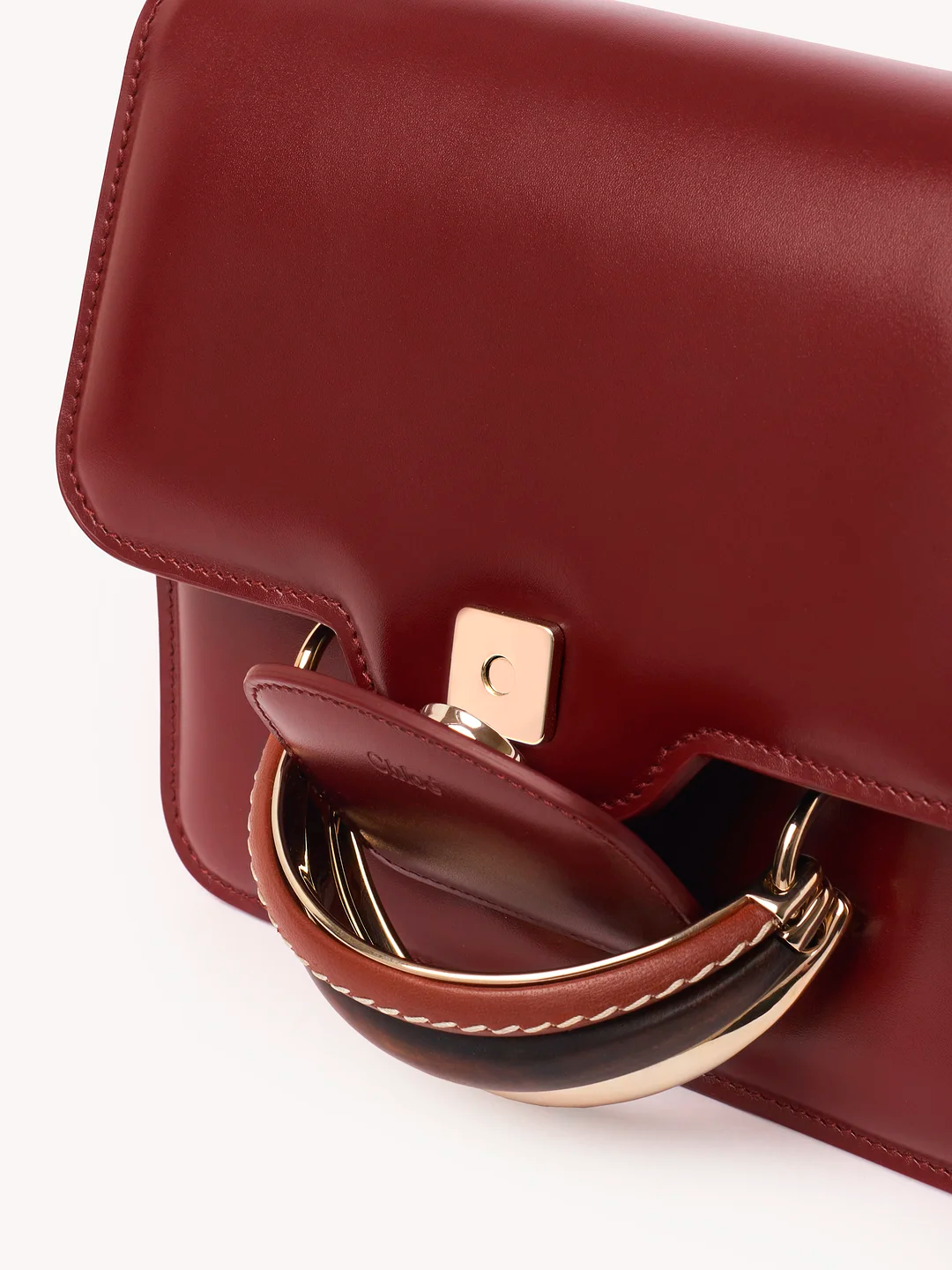  Túi Chloe Nữ Kattie Cross Body Bag 'Smoked Red' 