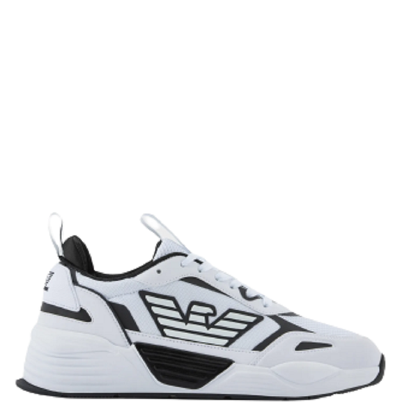  Giày Armani Nam Ace Runner Sneakers Black White 
