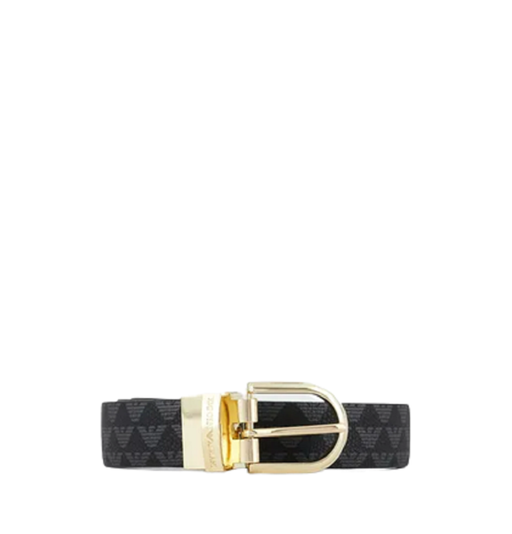  Thắt Lưng Nữ Armani Eagle Two Tone Reversible Black 