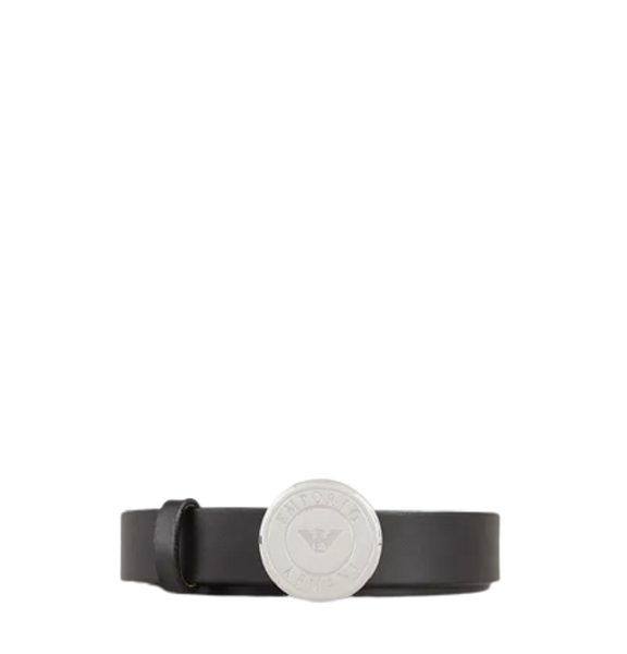  Thắt Lưng Nữ Armani Medallion Buckle Black 